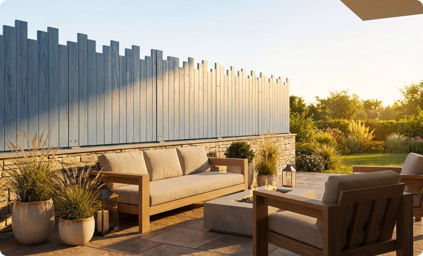 Clôture installée par nos équipes